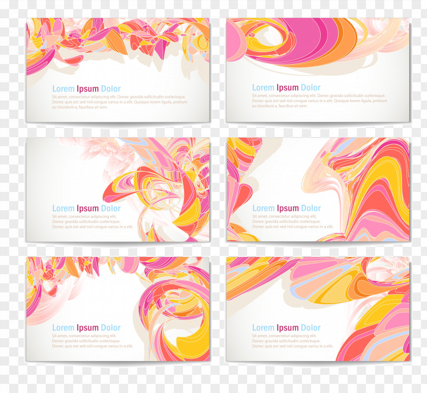 Business Card Visiting Pattern PNG