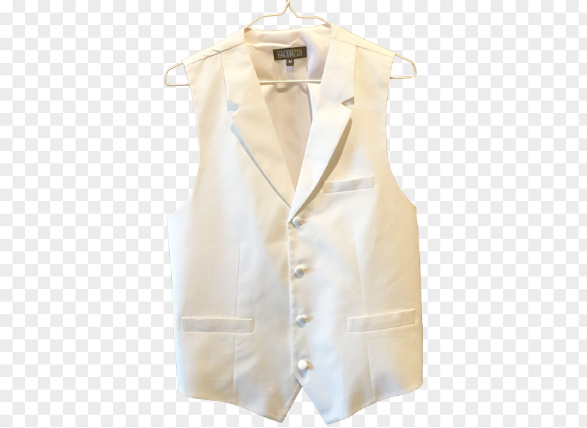 Fashion Waistcoat Gilets Sleeve Blouse Formal Wear Button PNG