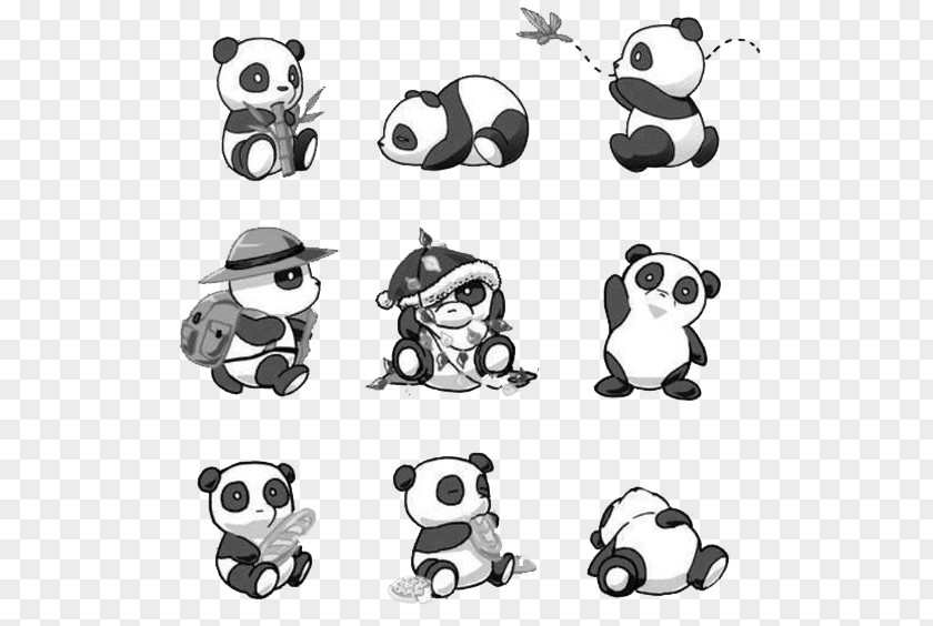 Large Collection Panda Giant Clip Art PNG