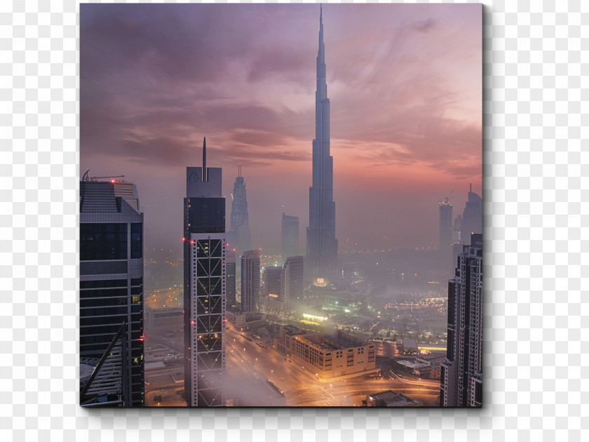 Burj Khalifa Vector Dubai Fog Ooo 