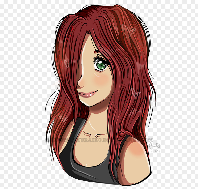 Hair Red Attack On Titan Black Coloring PNG