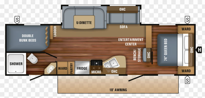 Rv Camping Jayco, Inc. Campervans Caravan Trailer Bunk Bed PNG