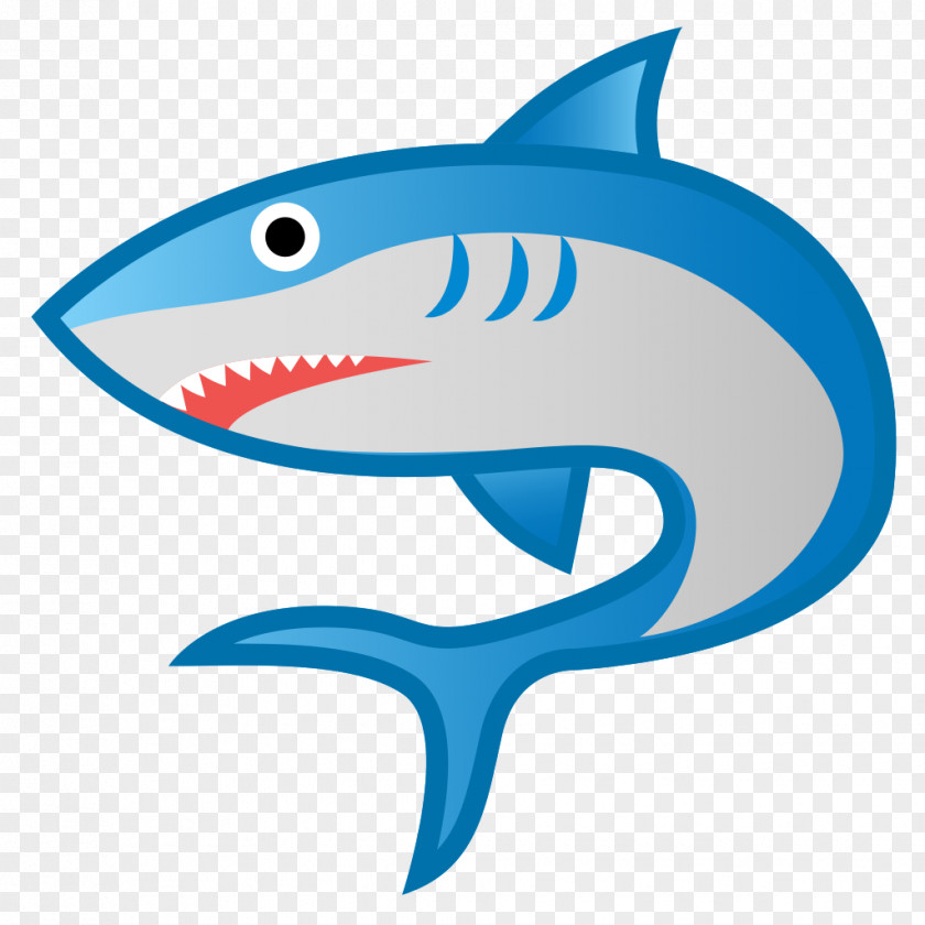 Shark Tiger Emoticon Noto Fonts PNG