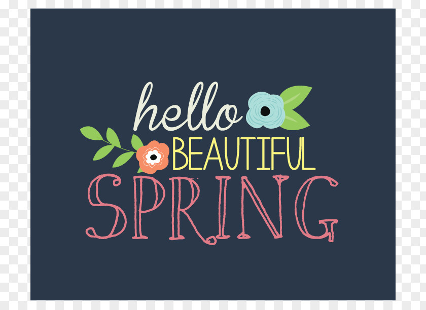 Spring Banner Graphic Design Gift PNG
