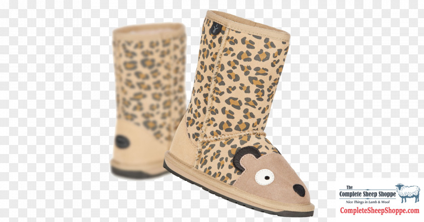 Boot Clog Shoe Leather Cheetah PNG