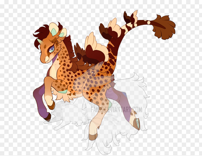 Cheetah Giraffe Horse Mammal Cartoon PNG