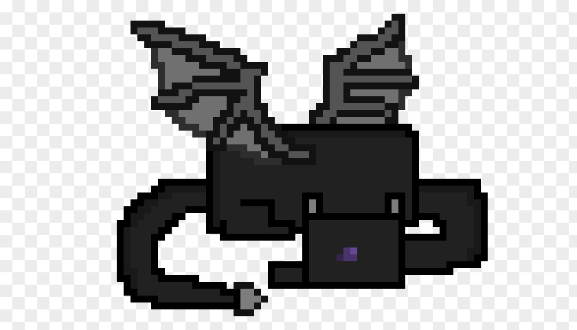 Pixel Art Dragon Minecraft PNG