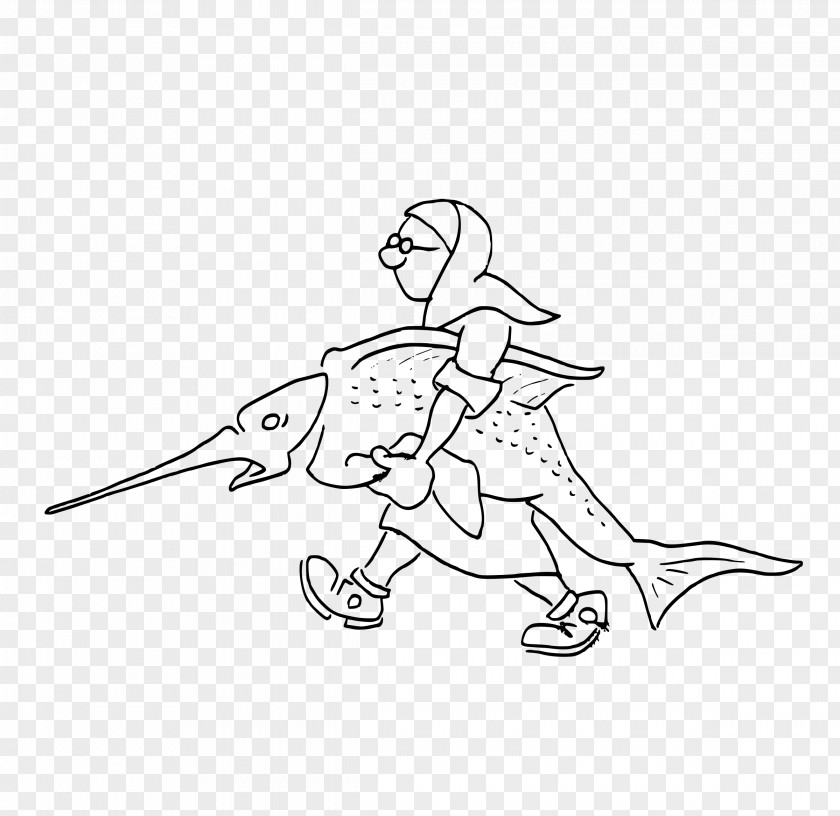 Swordfish Drawing Nun Clip Art PNG