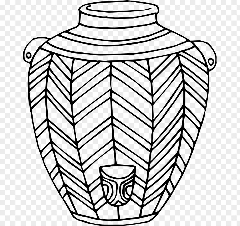 Vase Line Art Drawing Clip PNG