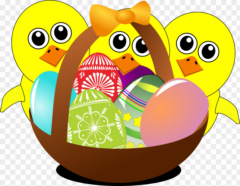 Vector Easter Egg Chick Bunny Chicken Cartoon PNG