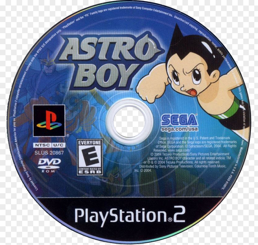 Astro Boy PlayStation 2 Boy: The Video Game Compact Disc DVD PNG