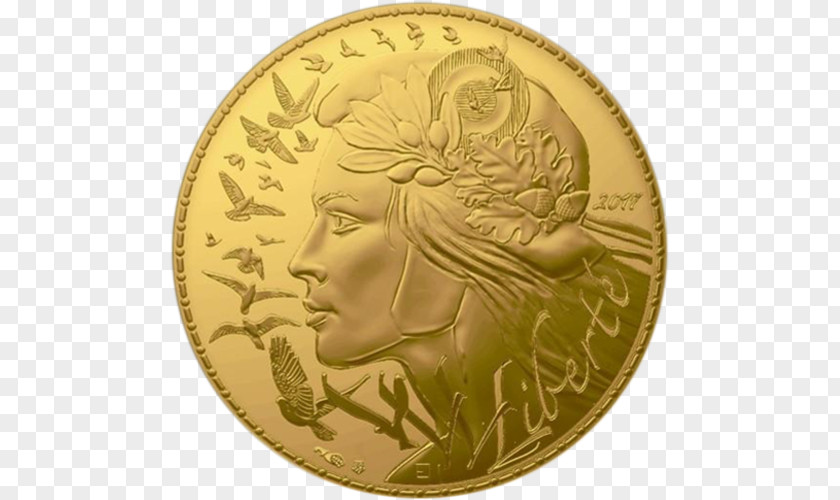 Coin Gold Monnaie De Paris Currency PNG