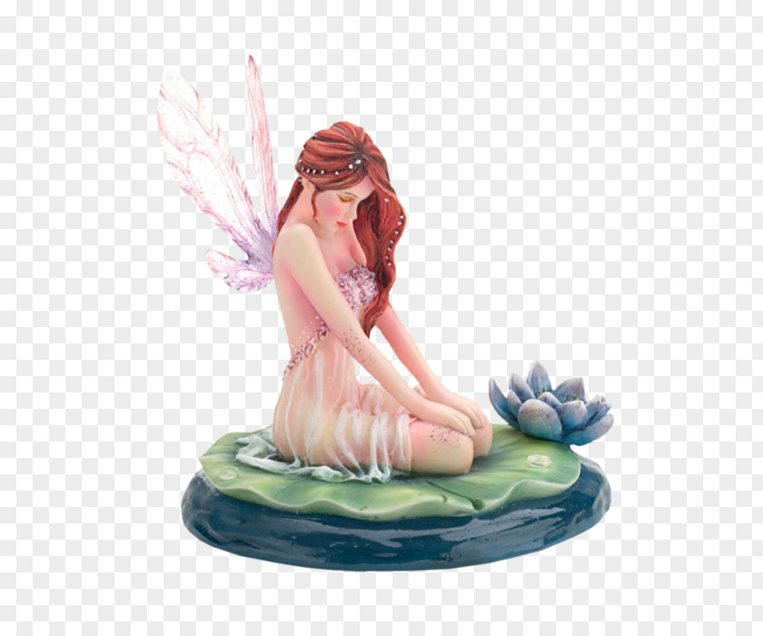 Fairy Figurine Kneeling PNG