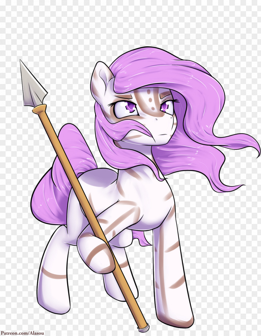 Spear Violet Lilac Purple Horse PNG