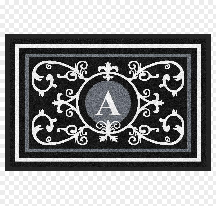 Upscale Residential Quarter Mat Picture Frames Monogram House Door PNG