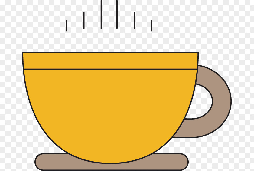Vector Flat Mug Coffee Cup Design PNG