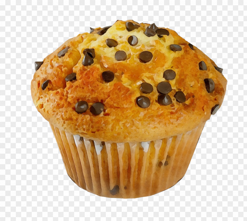 Chocolate Chip Baking Food Muffin Dessert Cupcake Baked Goods PNG
