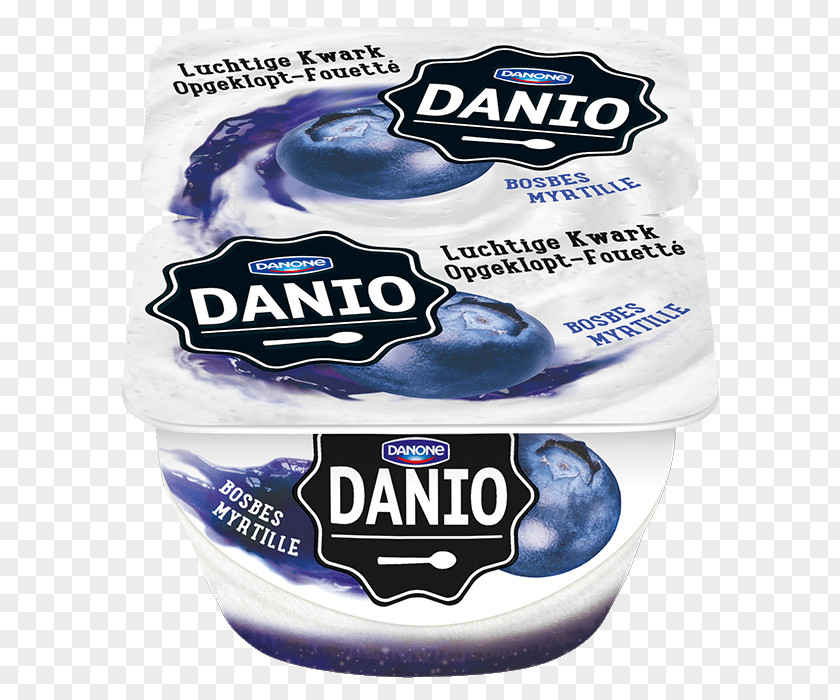 Danio Cream Quark Dessert Bilberry Cheese PNG