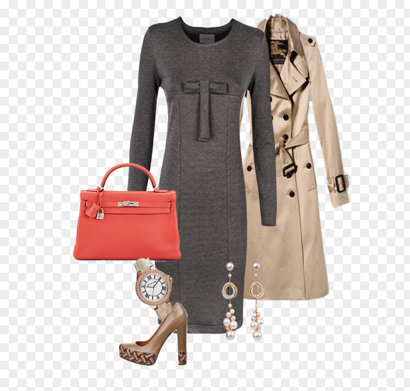 Extremely Simple Dress Clothing Trench Coat Fashion PNG