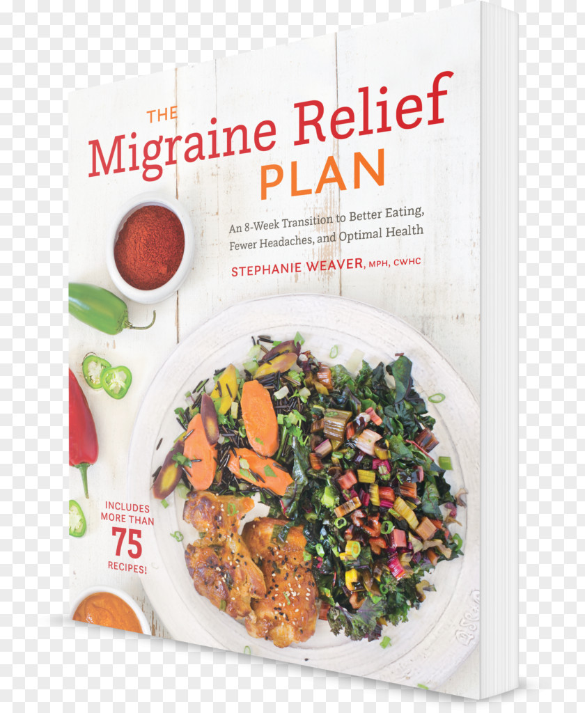 Health The Migraine Relief Plan: An 8-Week Transition To Better Eating, Fewer Headaches, And Optimal Diet: Meal Plan Cookbook For Headache Reduction Brain PNG