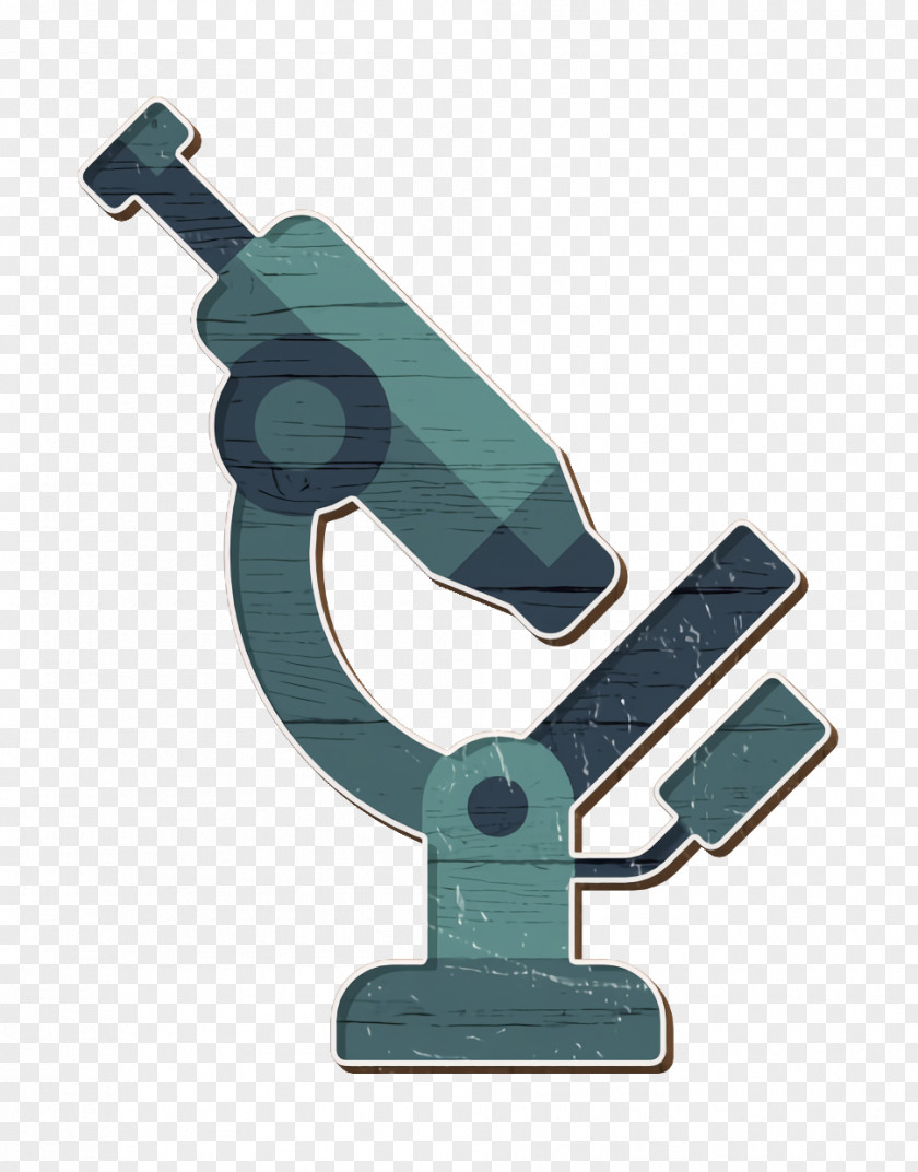 Science Icon Microscope Education Elements PNG