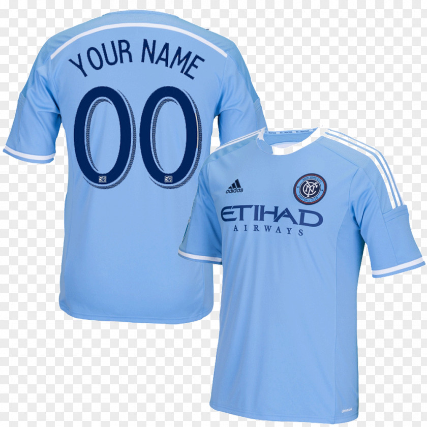 T-shirt New York City FC MLS Jersey Sleeve PNG