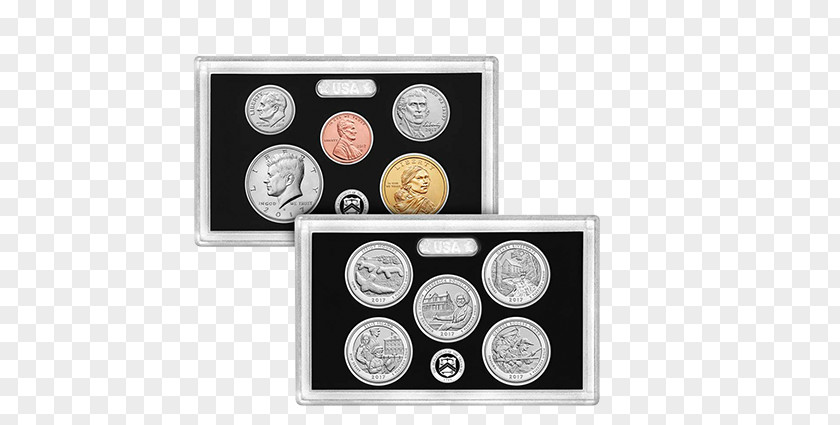 Uncirculated Coin United States Mint Proof Coinage Set PNG