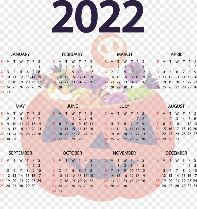 2022 Calendar Year 2022 Calendar Printable Year 2022 Calendar PNG