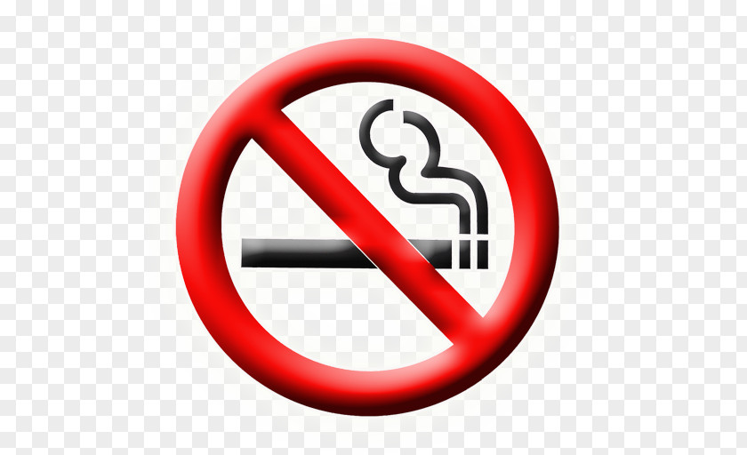 Health Smoking Cessation Ban Sign PNG