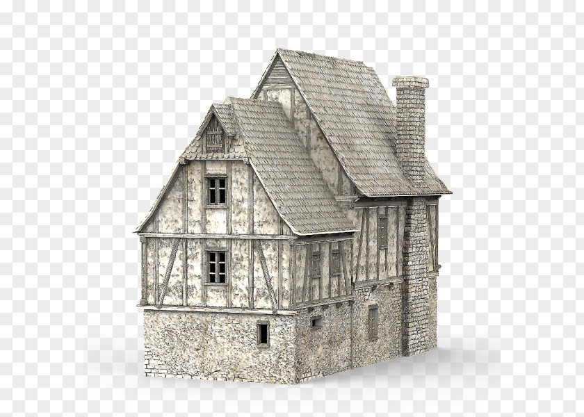 House Middle Ages Medieval Architecture Roof Building PNG