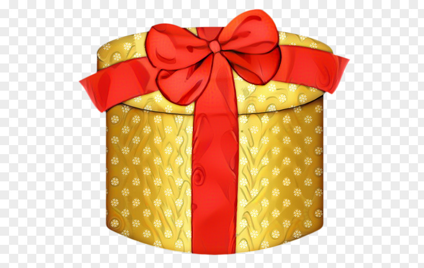Present Yellow Birthday Gift Card PNG
