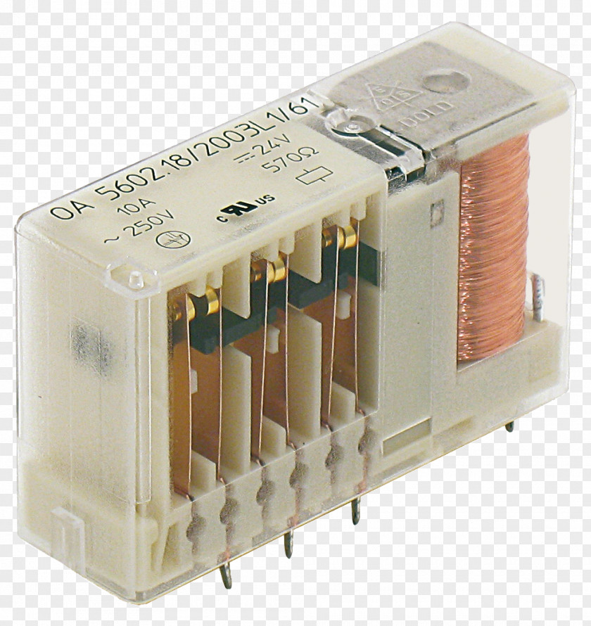 Dold Electronic Component Safety Relay Electromagnetic Coil Electronics PNG