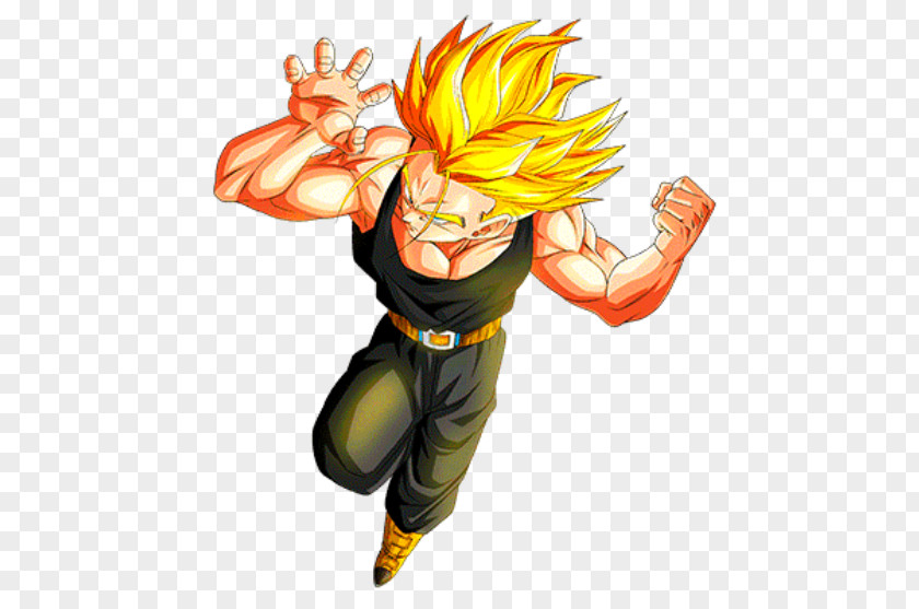 Goku Trunks Vegeta Majin Buu Dragon Ball Heroes PNG