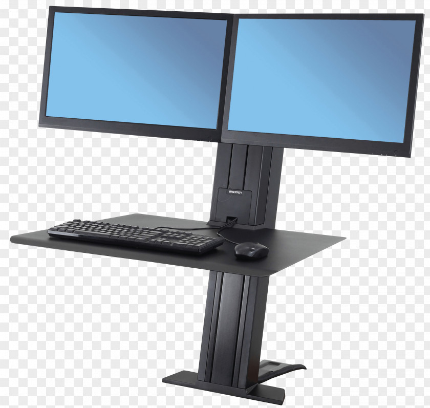 Laptop Sit-stand Desk Dell Computer Monitors Workstation PNG