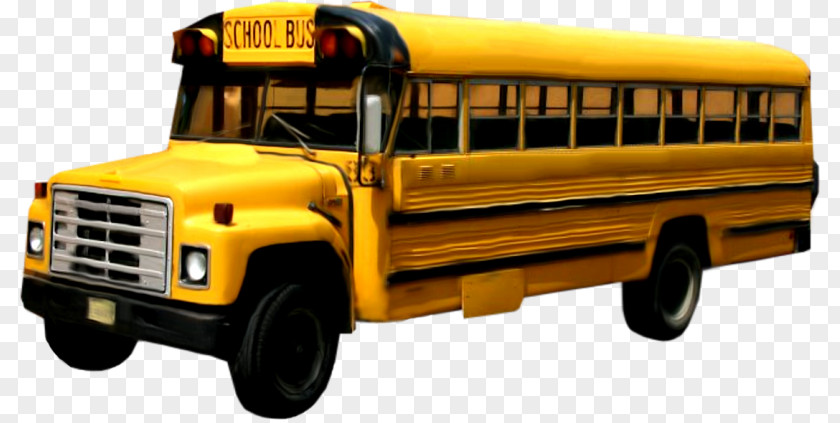 School Bus Car PNG
