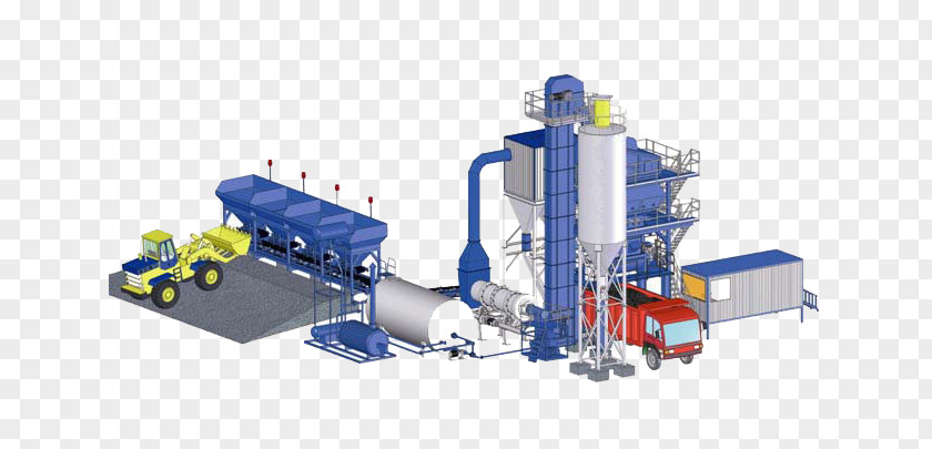 Asphalt Plant Concrete Mixing PNG