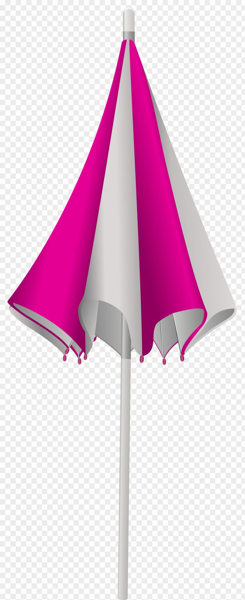 Closed Beach Umbrella Transparent Clip Art Image PNG