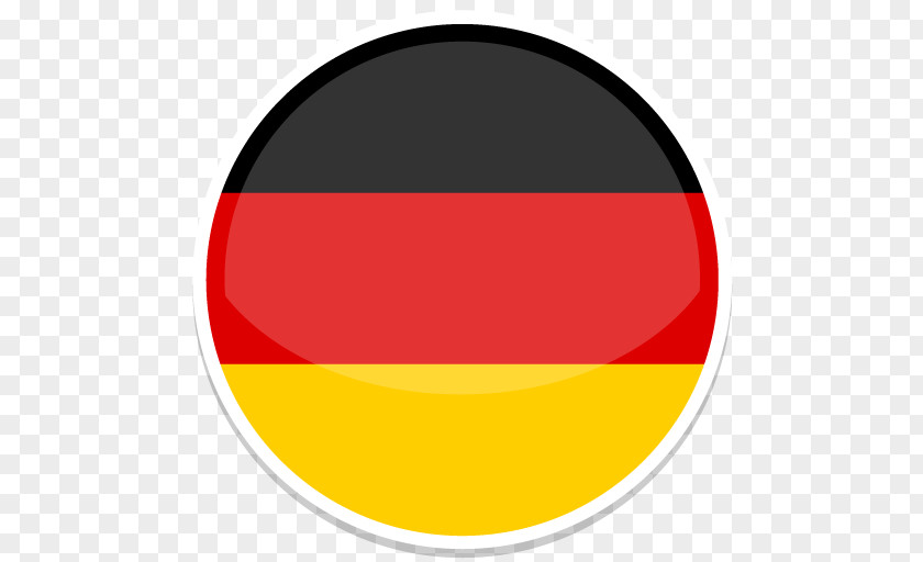 Germany Symbol Yellow Circle Font PNG