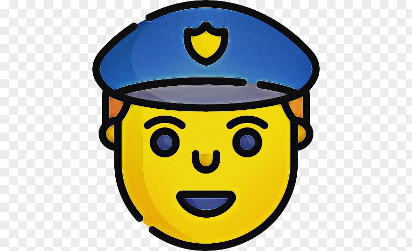 Happy Headgear Police Emoji PNG