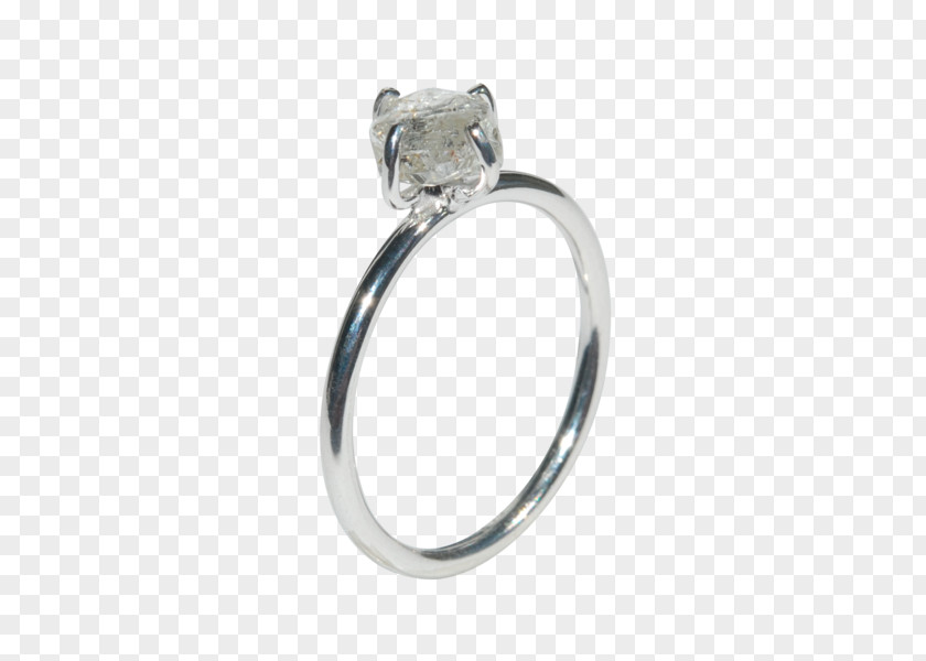 Round Light Emitting Ring Engagement Diamond Platinum Body Jewellery PNG
