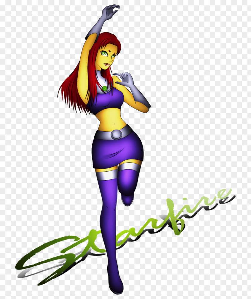 Starfire Teen Titans Costume Legendary Creature Clip Art PNG