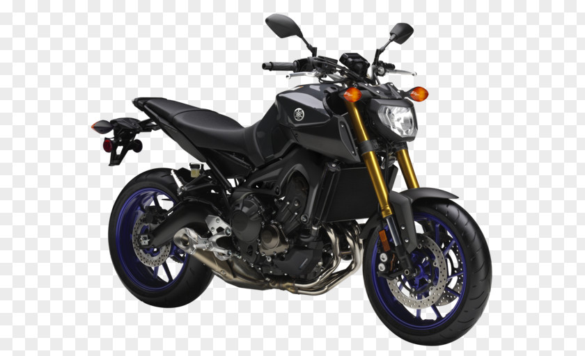 Blue Motorcycle Yamaha Motor Company FZ-09 FZX750 Cycle World PNG