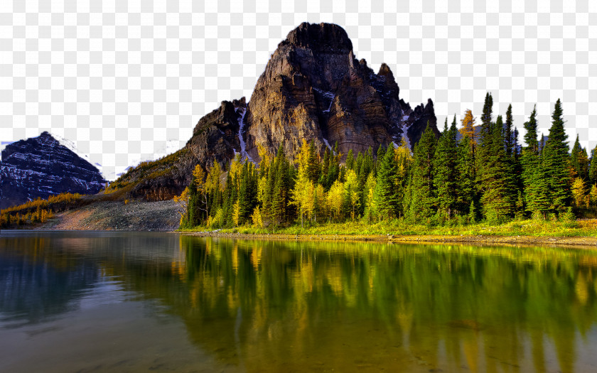 Canada Mount Assiniboine Provincial Park Six Nature 1080p High-definition Television Beauty Wallpaper PNG