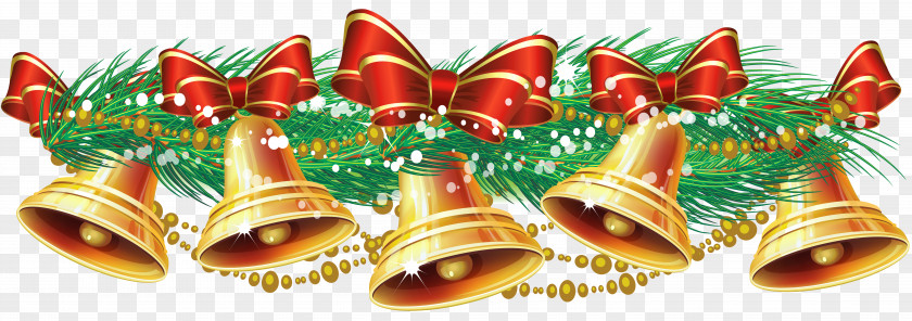 Christmas Golden Bells Jingle Bell Clip Art PNG