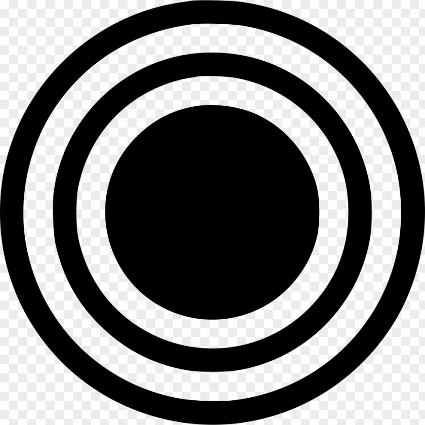 Circle Point White Black M Clip Art PNG