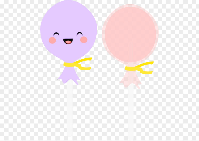 Fictional Character Smile Watercolor Balloon PNG