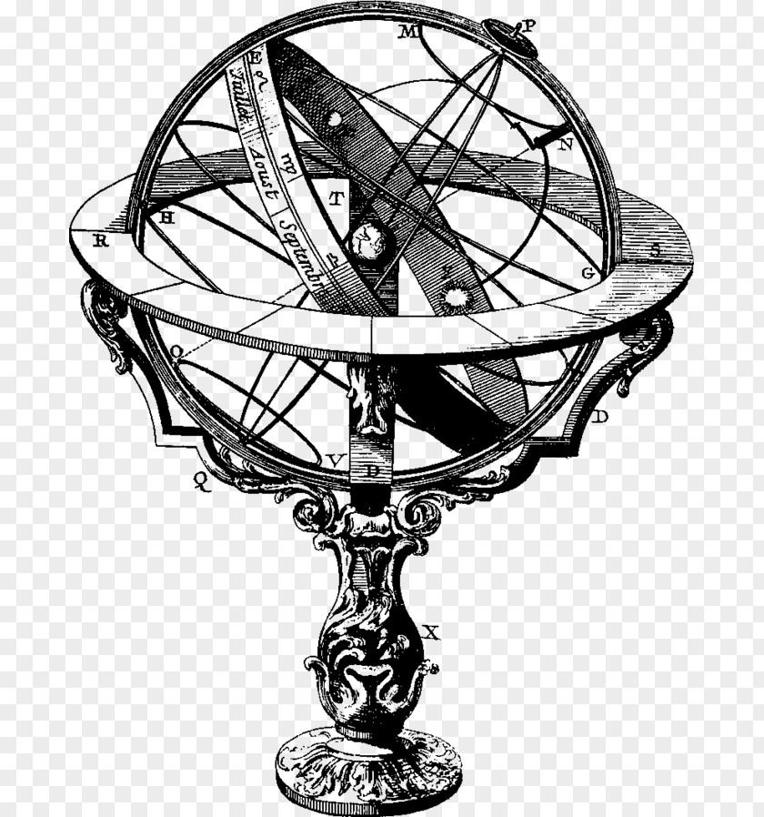 Globe Armillary Sphere Encyclopédie Astronomy Celestial PNG