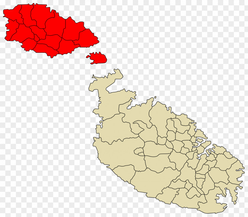 Map Malta Xlokk Central Region, Gozo Region South Eastern Southern PNG