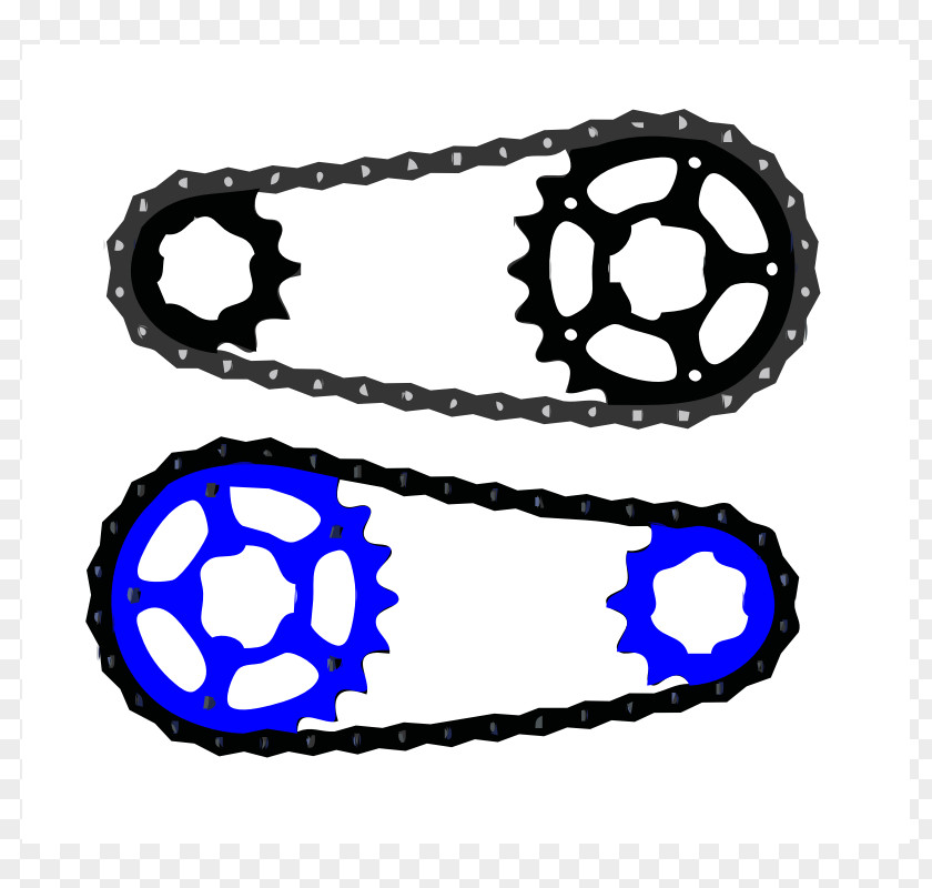Bicycle Vector Free Chains Cycling Clip Art PNG