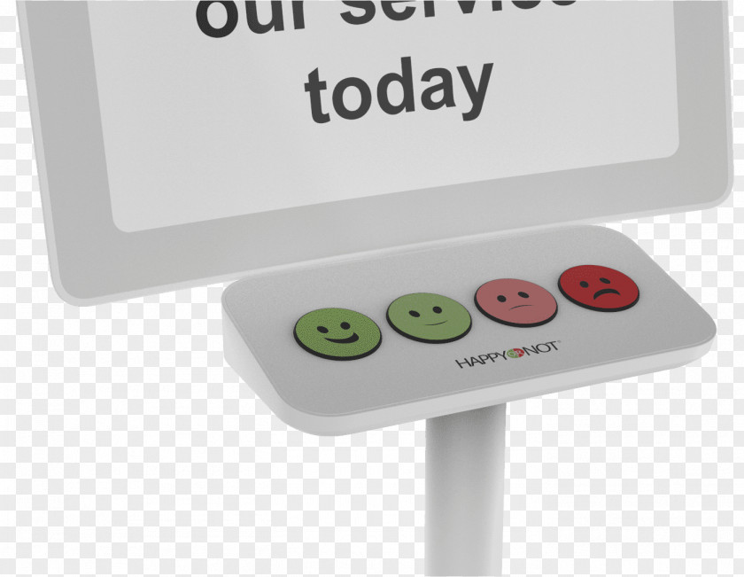 Feedback Button HappyOrNot Smiley Business Customer Measurement PNG